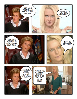 Illustration for article titled Judge Judy Vs. The YouTube Divorce Lady, Tricia Walsh-Smith